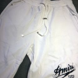 White Amiri Shorts 