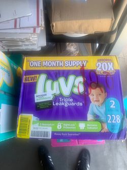 Luvs triple leakguards size 2 , 228 count