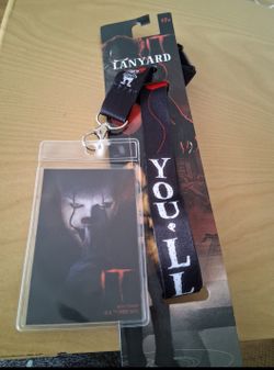 NEW Ata-Boy It Lanyard Badge Holder, Pennywise Lanyard for ID Badge