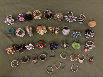 Collection of  38 Rings