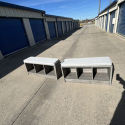 Bench cubbies $58