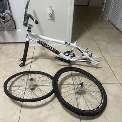 Expert BMX Cyclecraft frame, handlebars, fork, cranks, tires