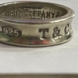 tiffany & co 1837 ring size 7 