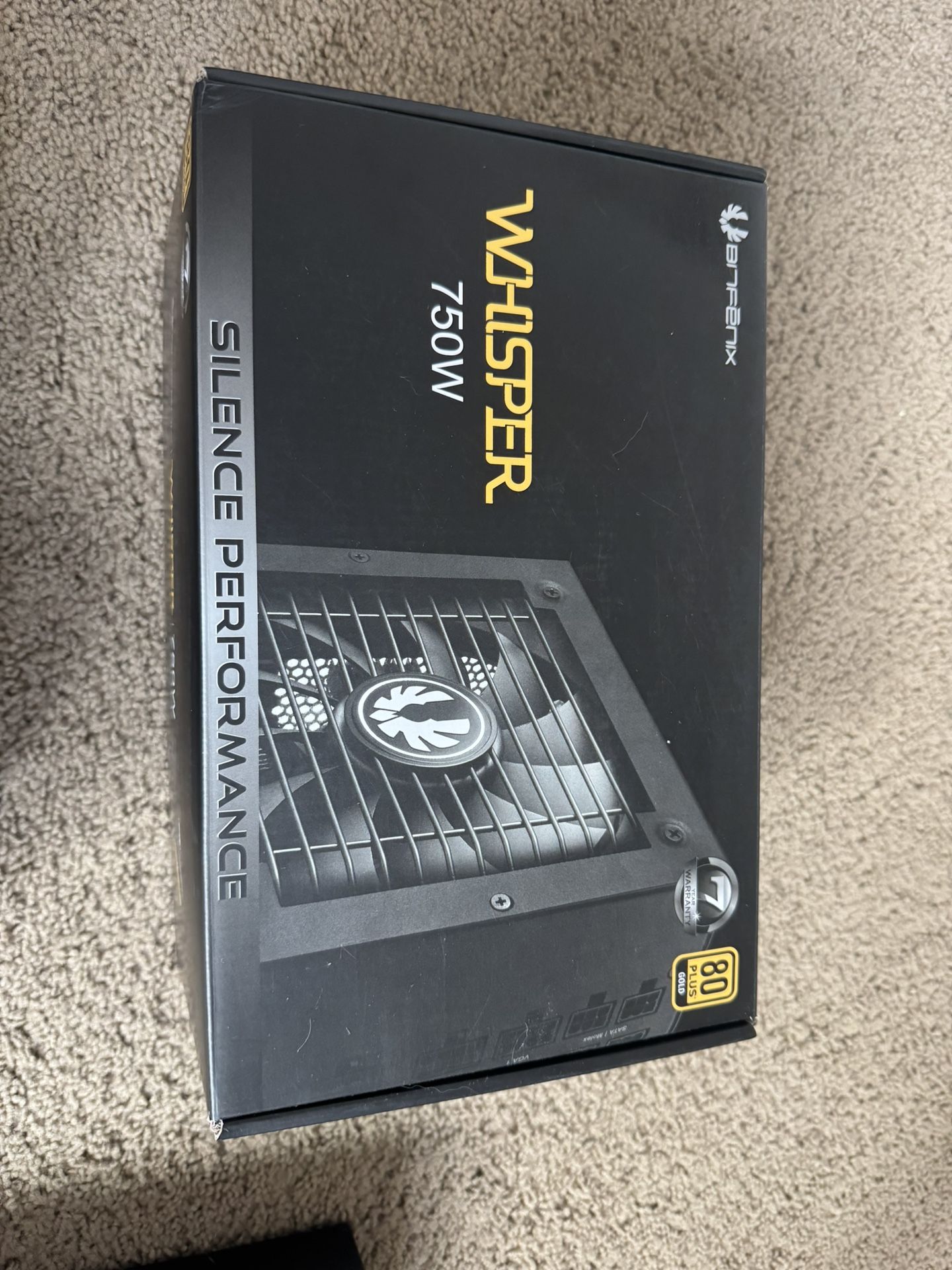 Bitfenix Whisper 750w Psu Power Supply Computer Part