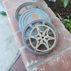 Antique Movie Reels For Decor