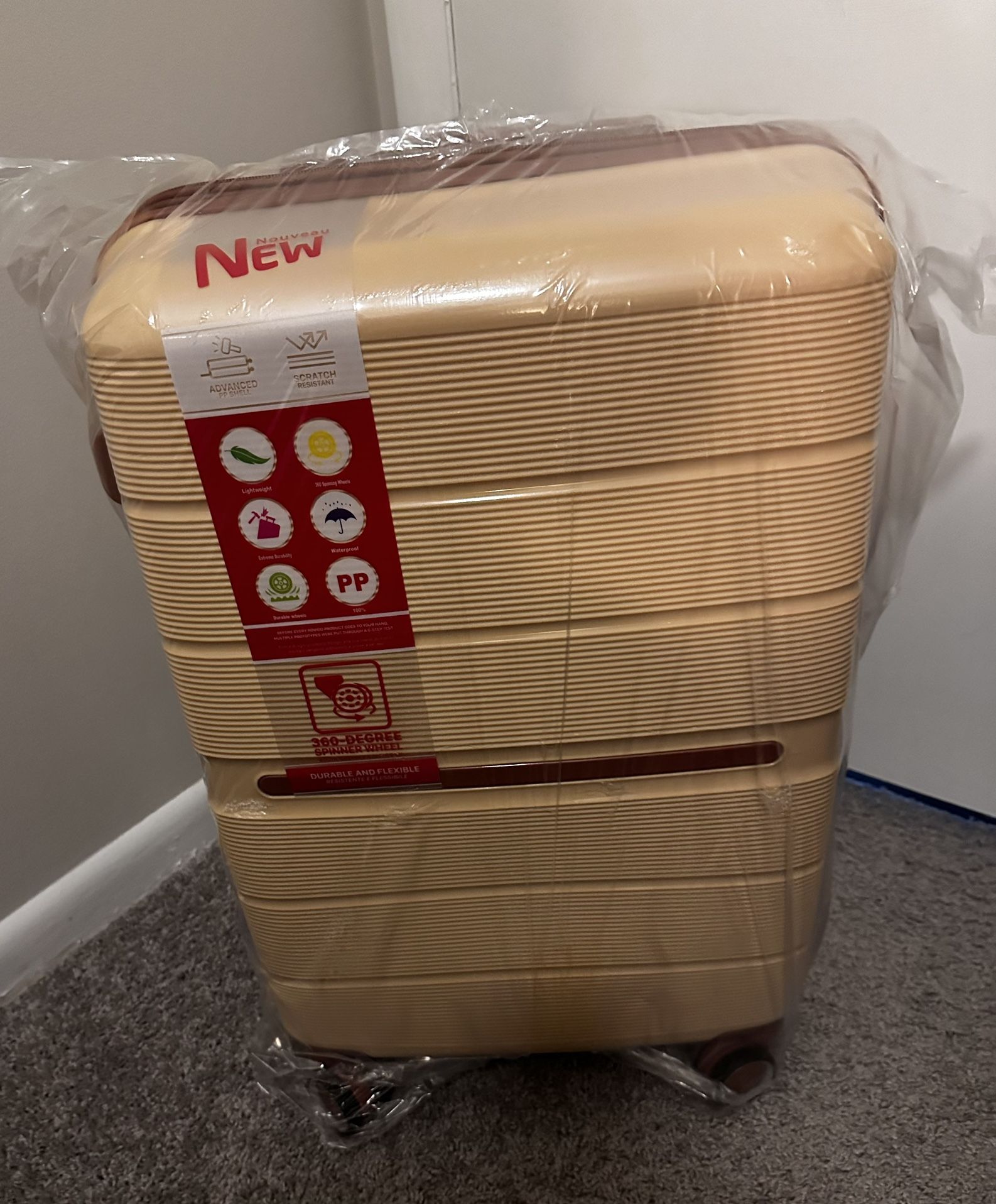 3-Piece Hardshell Luggage (New)
