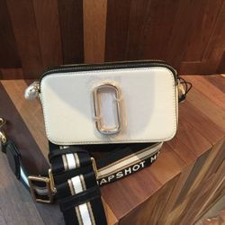 Marc Jacobs The Snapshot Crossbody Bag Cloud White Multi
