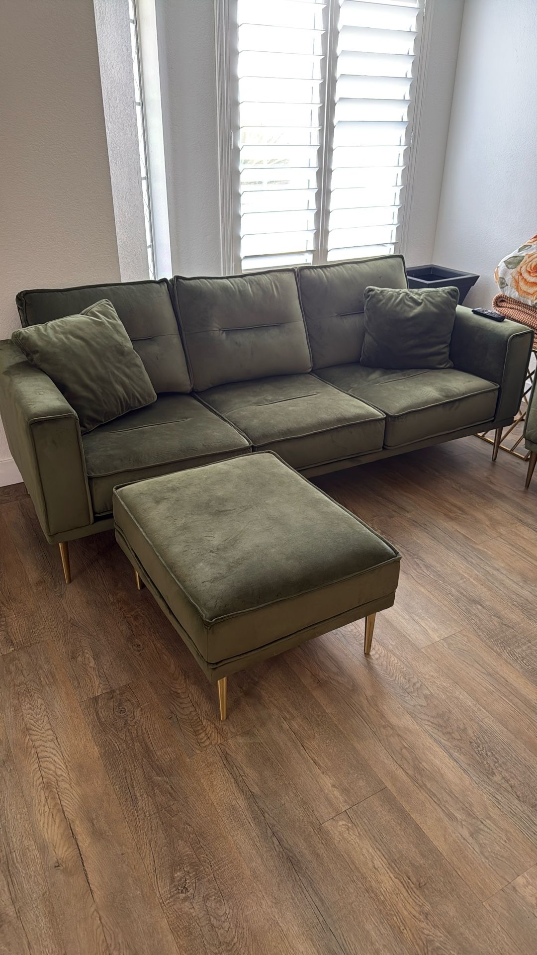 Sofa, Loveseat, Ottoman & Chair