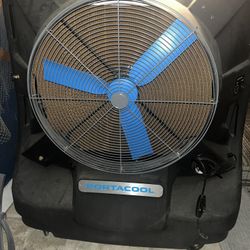 Large Evaporative Cooler. Fan