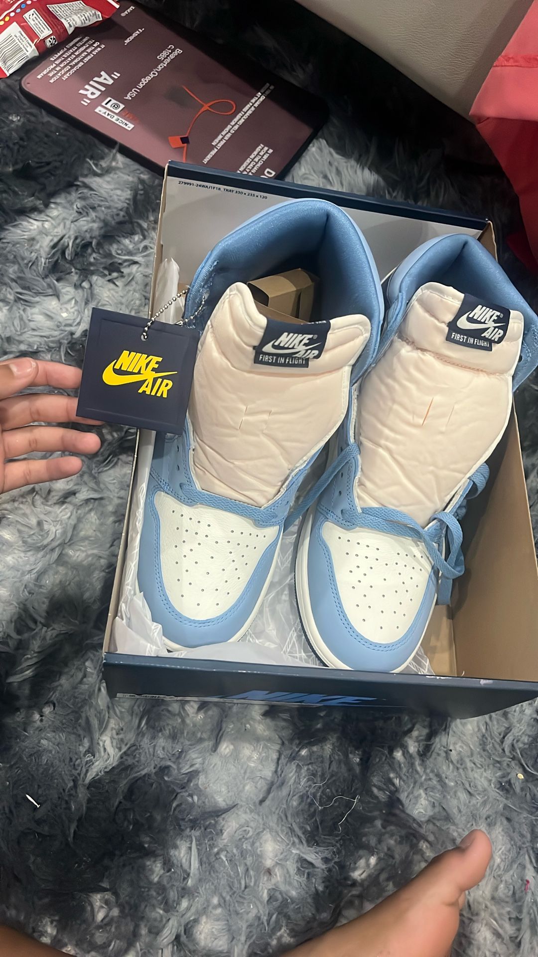 Jordan 1 University Blue Women’s Shoe