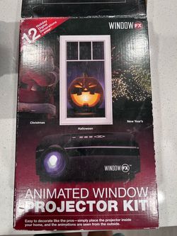 Window FX Animated Window Projector Kit for Christmas & Halloween