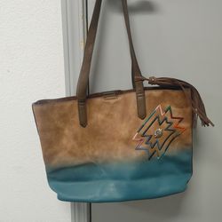 Catchfly Leather Tote/Purse