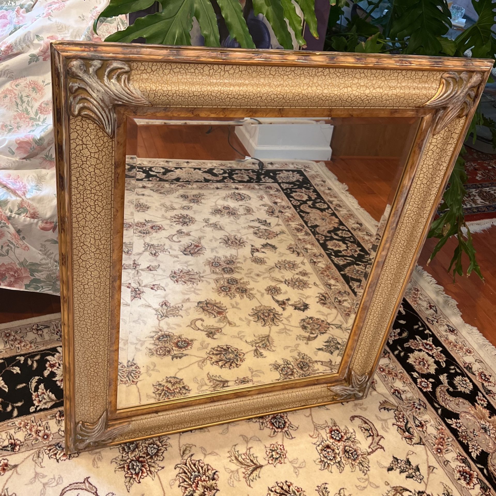 Brand New 33x39 Gold rectangle mirror