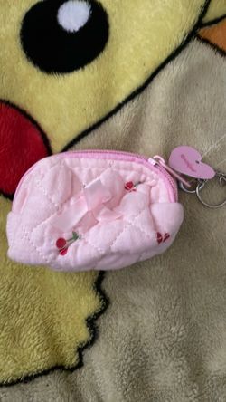 Small pink pouch