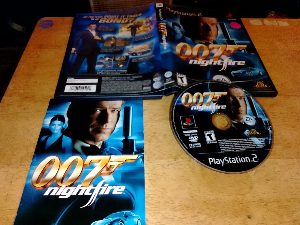 PS2 Game 007 Night Fire π₯