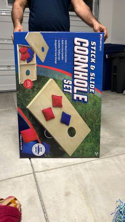 Cornhole Set  Stick And Slide Set 