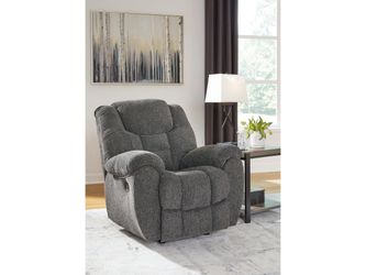 Foreside Charcoal Rocker Recliner