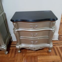 California Vintage Dresser Of  2night Stands Dressers, 1 Fabric Dresser, 1 Tall Chester Dresser