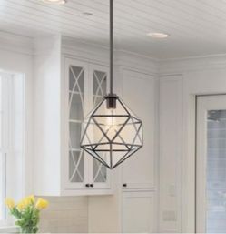 1-Light English Bronze Hanging Pendant