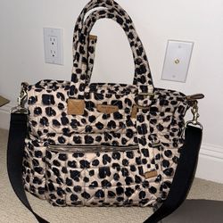 Twelvelittle CARRY LOVE DIAPER BAG TOTE IN LEOPARD PRINT