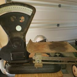 Vintage Antique Toedo no springs industrial scale