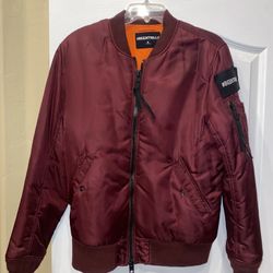 Maroon Windbreaker