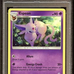PSA 10 GEM MINT Espeon 89/214 BATTLE ACADEMY PROMO (Mewtwo) Pokemon Card