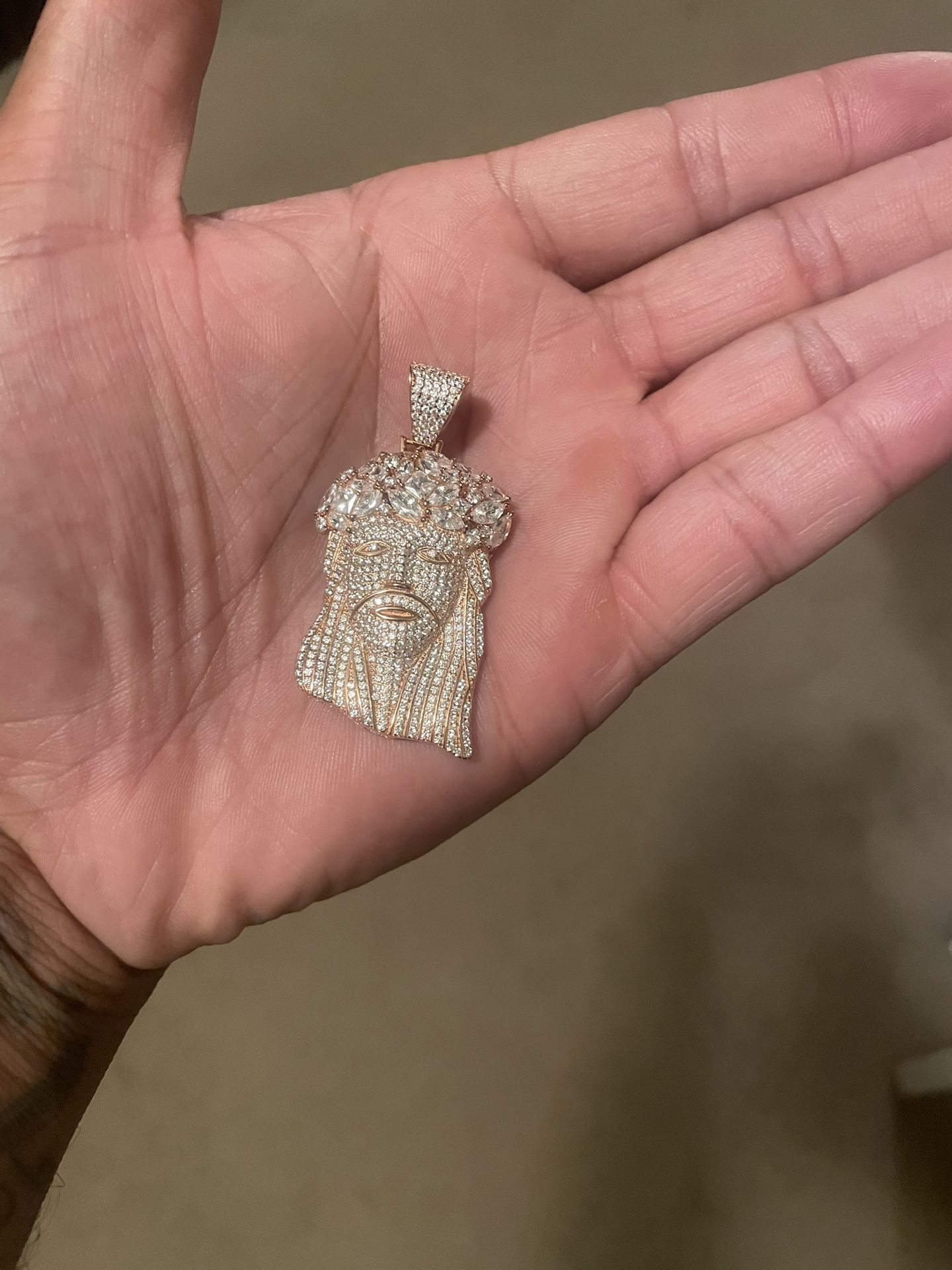 Jesus Piece ( Rose Gold )