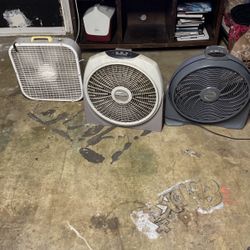 Two Strong Working Fans
