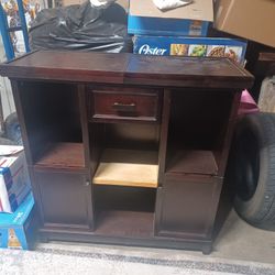 Wood Cubby Heavy Kinda Good Condition 