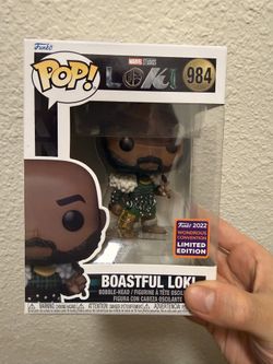 Funko POP Marvel Comics Boastful Loki # 984 Wondrous Convention Limited Edition