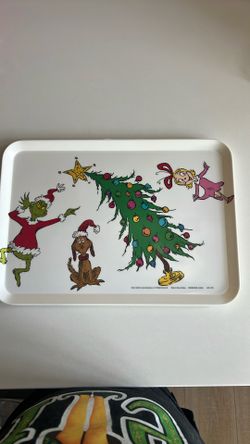 Grinch Christmas Tray