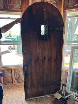 Vintage arched arch door 36 inch