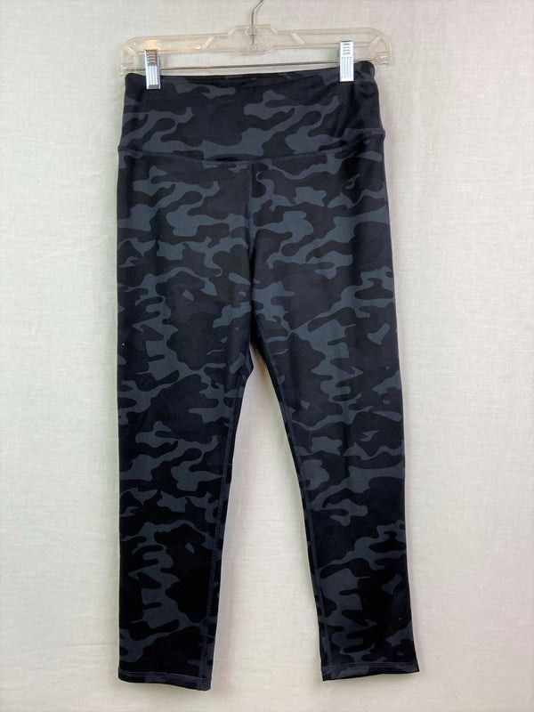 Danskin Black Gray Camo Athletic Leggings Yoga Pants Women's Size S Small