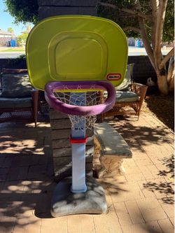 Little tykes basketball hoop