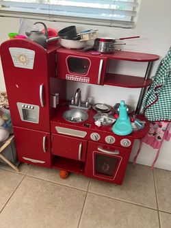 KidKraft Red Vintage Play Kitchen