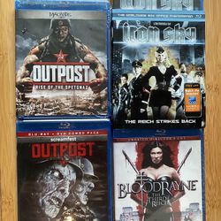 Iron Sky  + Outpost + Outpost   + Blood Rayne +  Slipcover 