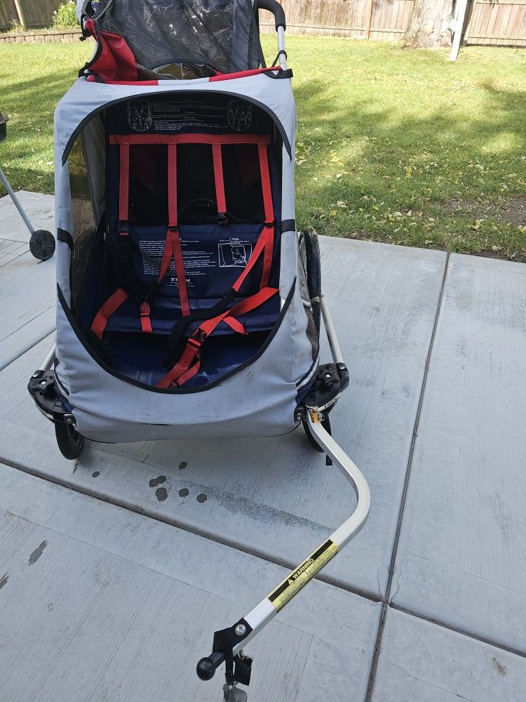 2 Baby ( Twins) Stroller and Bike Trailer