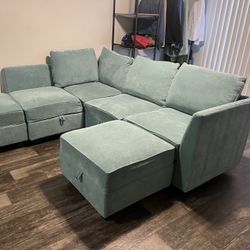 Section Sofa With Hidden Storage