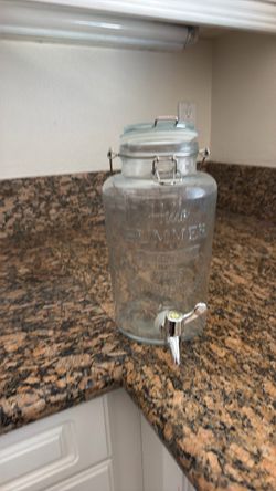 Glass pitcher