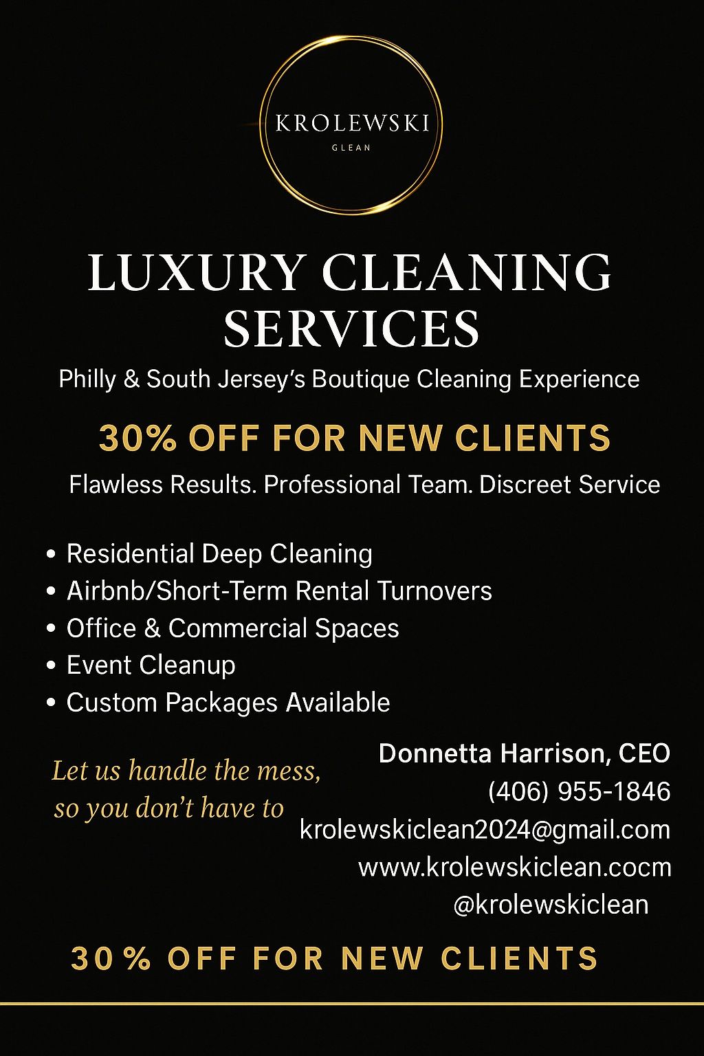 LUXURY CLEANING SERVICE