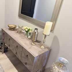 Modern Console Table / Entryway Table with Storage