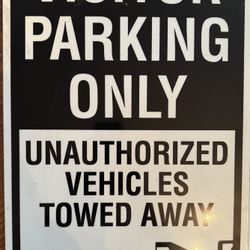 No Parking Signs  $10 each 