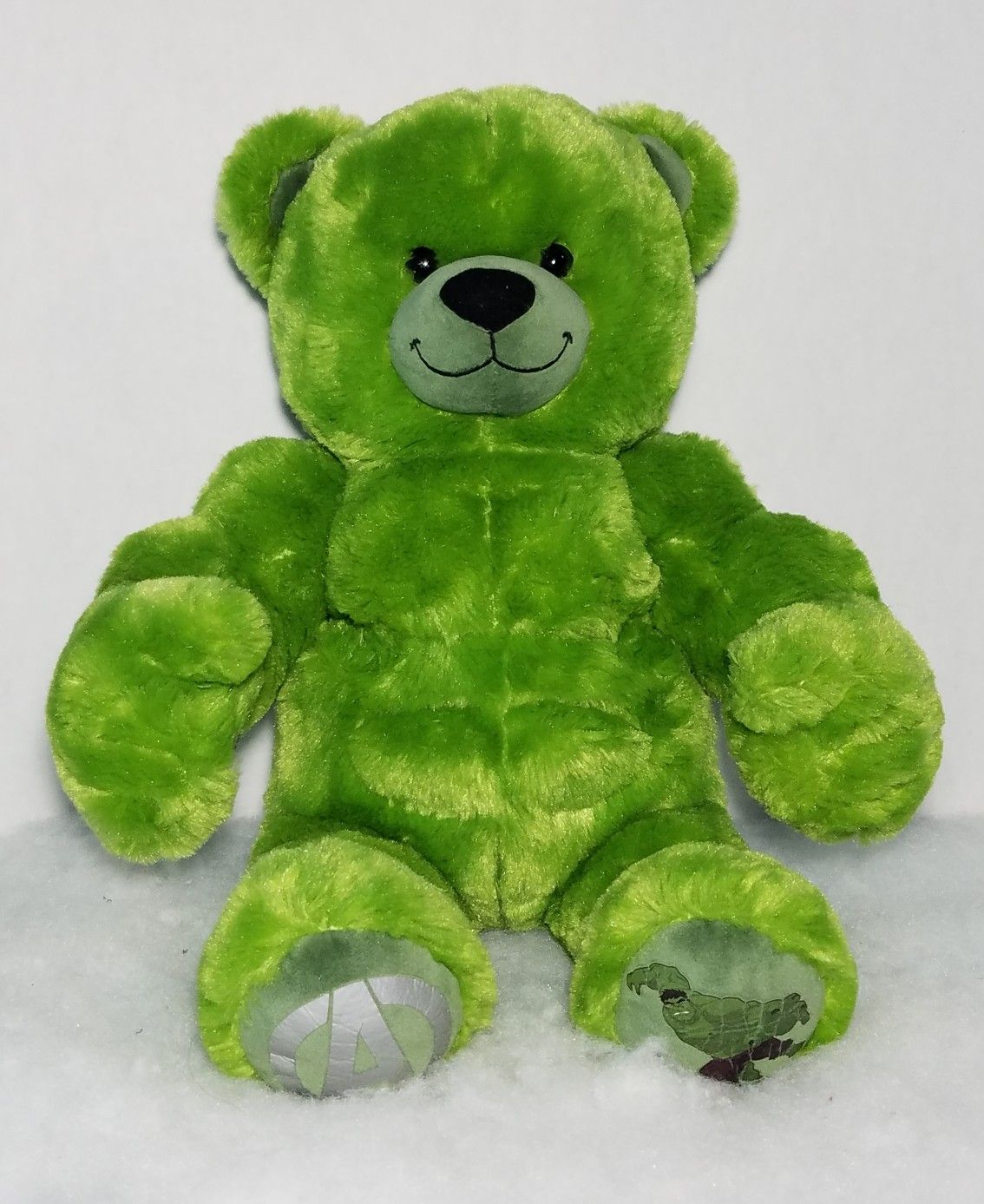 17" Build a Bear Workshop BABW The Hulk Plush Teddy Marvel Avengers Stuffed Toy