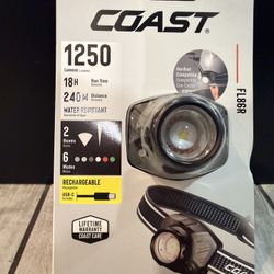 Coast Headlamp Flashlight 1200 Limens