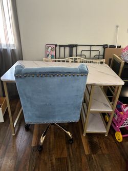 Desk and Computer Chair