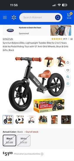 Syncfun toddler balance bike box