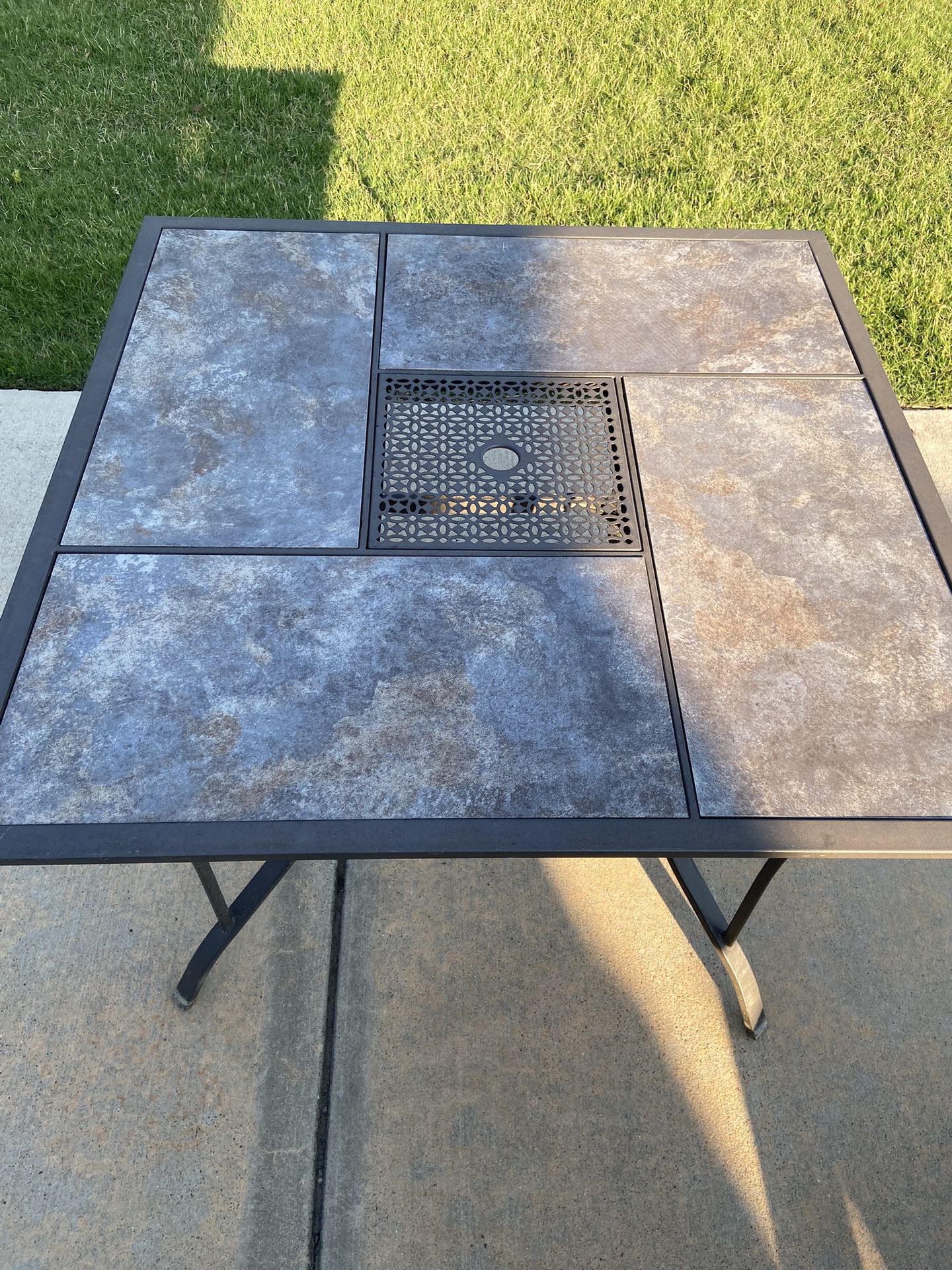 Tile Patio Table 