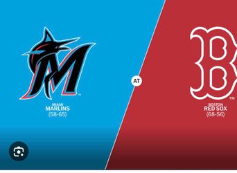 Marlins tickets be Red Sox - Tonight- August 24