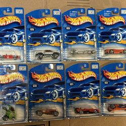🔥HOT WHEELS LOT (8) - Vintage 2001 First Editions - Ferrari Panoz LMP-1 Hyper Nite - Die Cast Toy 1:64🔥